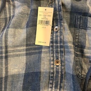 NWT American Eagle button down shirt with hood